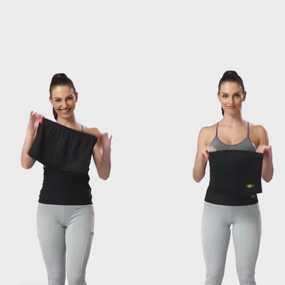 חגורת הסאונה - Reburn לשריפת שומן ולחיטוב הבטן והמותניים